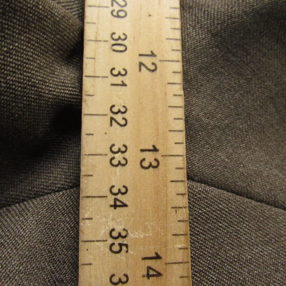Vintage Levis Action Slacks Pants Mens 38x34 Brown Dacron Dress Y2K Feb 1997 - Picture 7 of 10